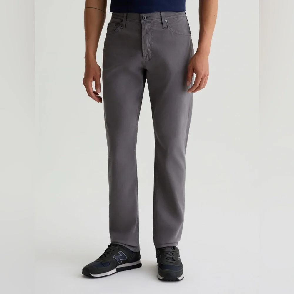 AG Adriano Goldschmied The Graduate Tailored Leg Pants - Grey - 32x32